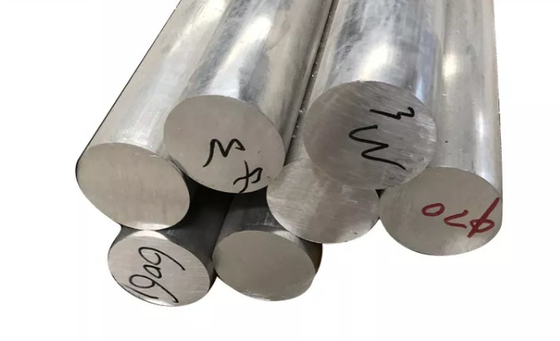 Silver 1050 Aluminium Alloy Rod Casting Extrusion